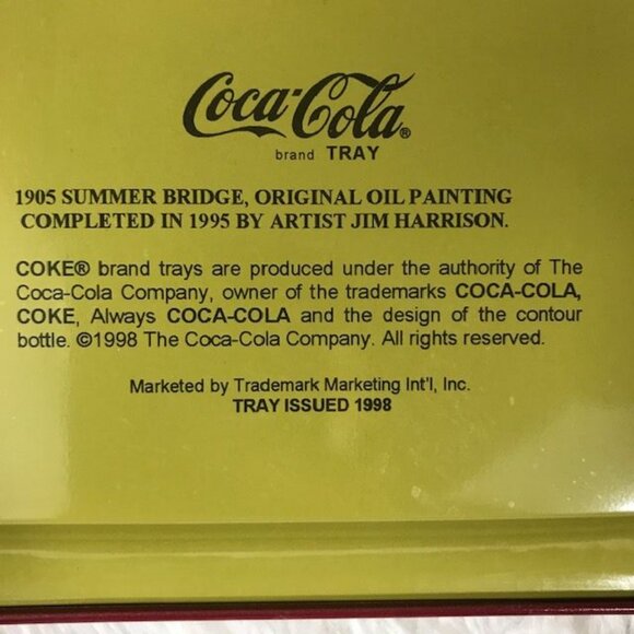 NWOT Set of 2 Vintage Coca-Cola Small Nostalgia Mailboxes + Bridge Tins - Picture 6 of 12